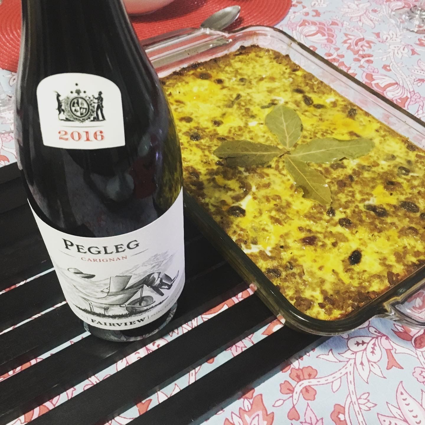 2016 Pegleg Carignan and Bobotie