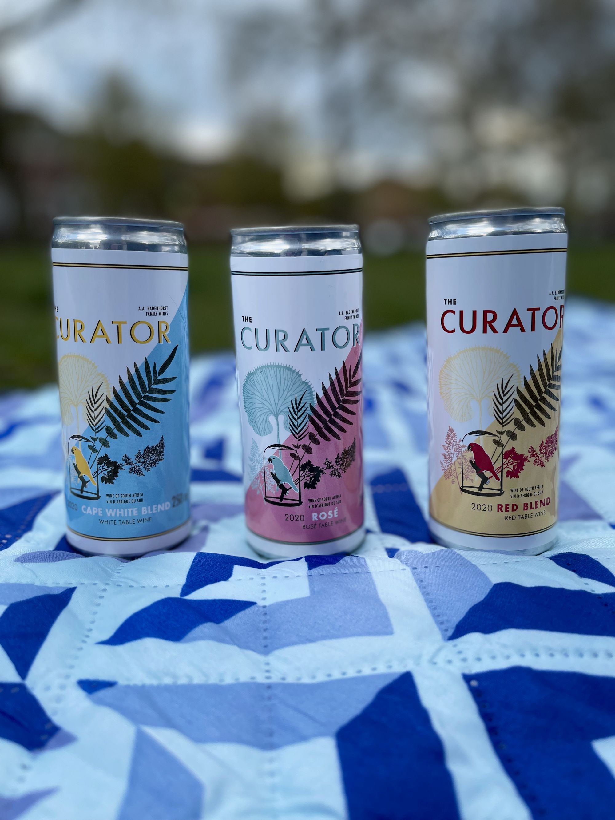 The Curator canned wines from AA Badenhorst